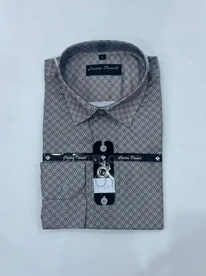 Men’s Patterned Casual Shirts – Size L