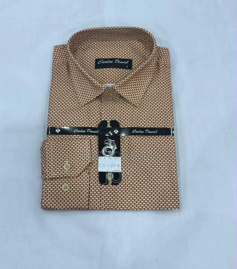 Men’s Patterned Casual Shirts – Size L