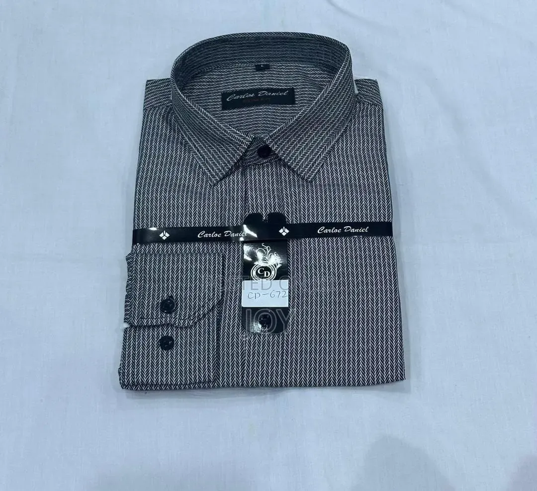 Men’s Patterned Casual Shirts – Size L