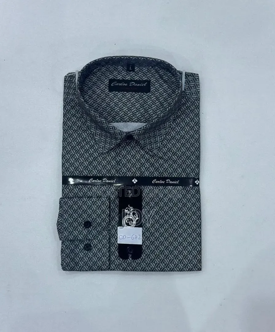 Men’s Patterned Casual Shirts – Size L
