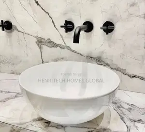 Counter Top Basin Paired With Conceal Tap