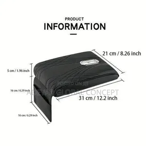 Car Armrest Cover With Tissue Box and Storage Bag