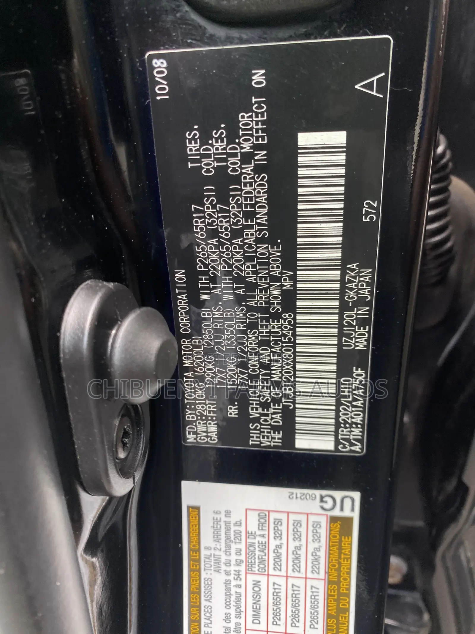 Lexus GX 470 2009 Black