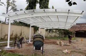 All White Luxurious Danpalor Carport/ Built Strong to Last LAGOS