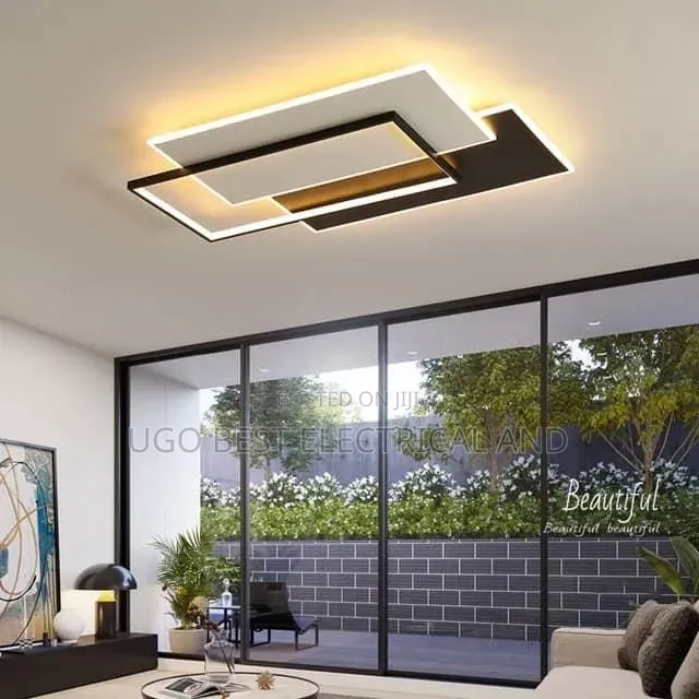 Led Luxury Flush Light Chandelier With Remote Control