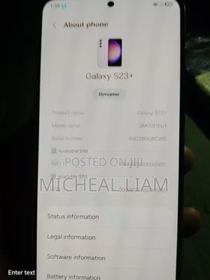 Samsung Galaxy S23+ 256 GB Rose Gold