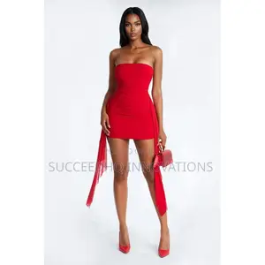Tessa Draped Mesh Mini Dress