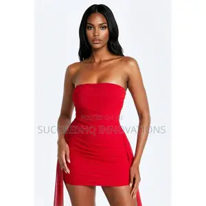 Tessa Draped Mesh Mini Dress