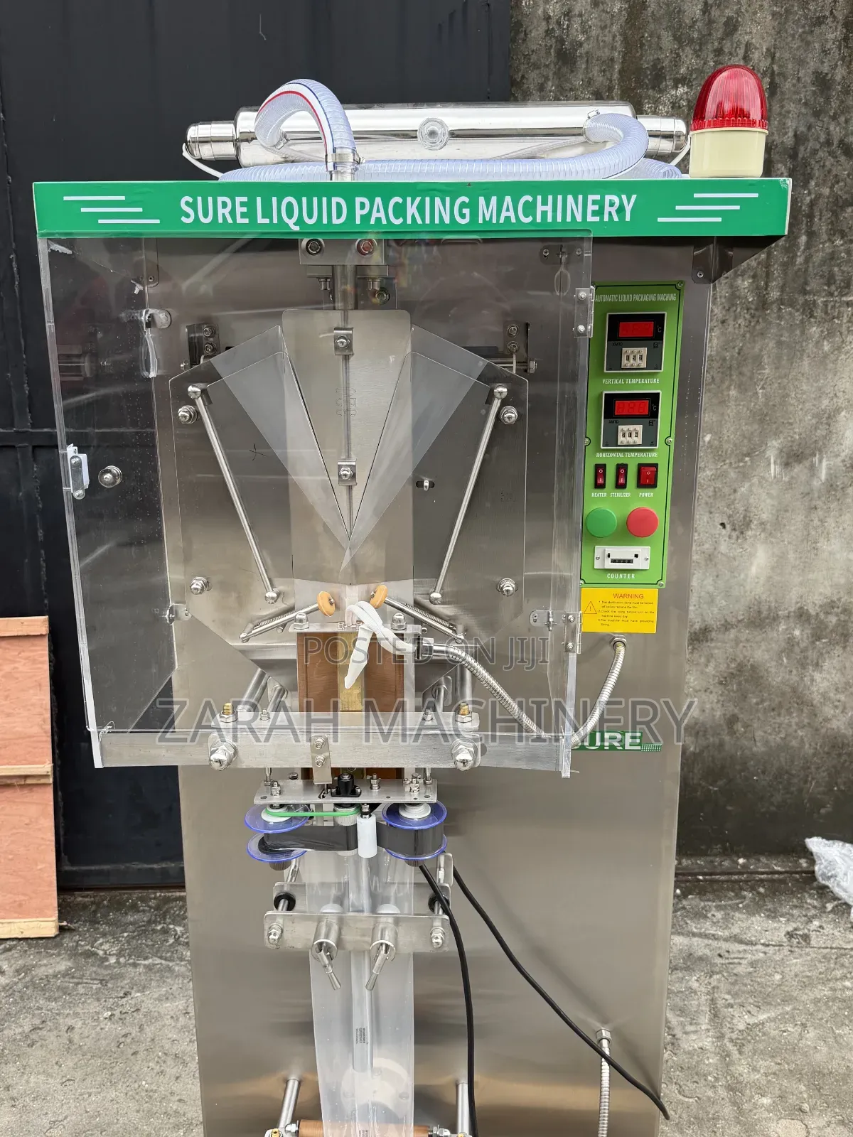 Sure Liquid Packaging Machine With UV Sterilizer