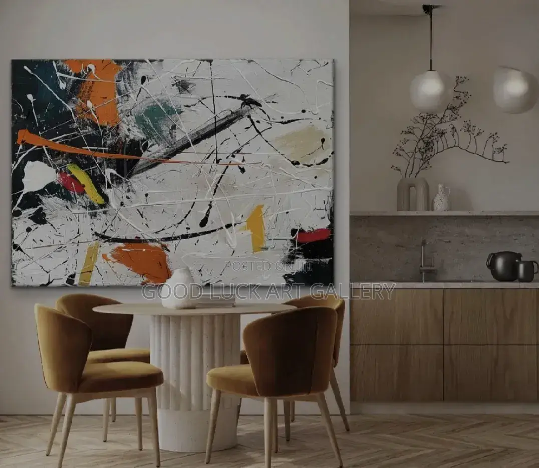 Colorful Pollock Art