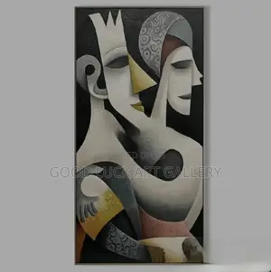 Canvas Black Abstract