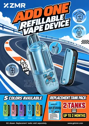ZMR ADDONE Blue Refillable Device