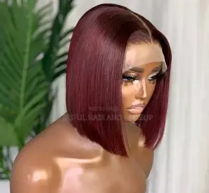 Brown Gold Pixie Curls, Bone Straight and Bouncy Curls