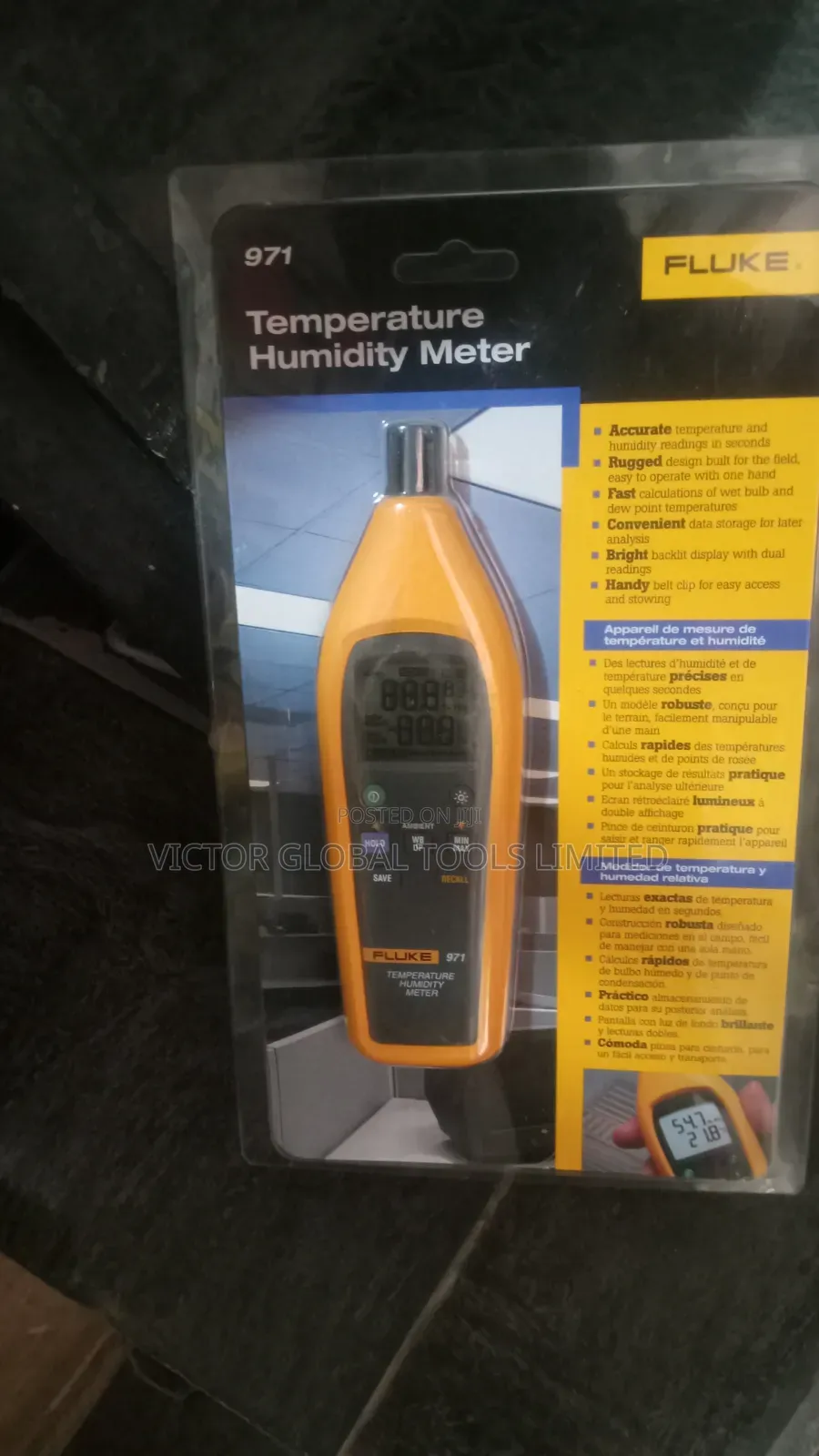 Fluke 971 Temperature Humidity Tester