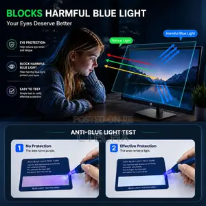 27" Anti Blue Light Anti Glare Monitor Screen Protector
