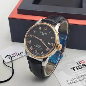 Leather Men's Automatic Wristwatch | Scratch-Resistant