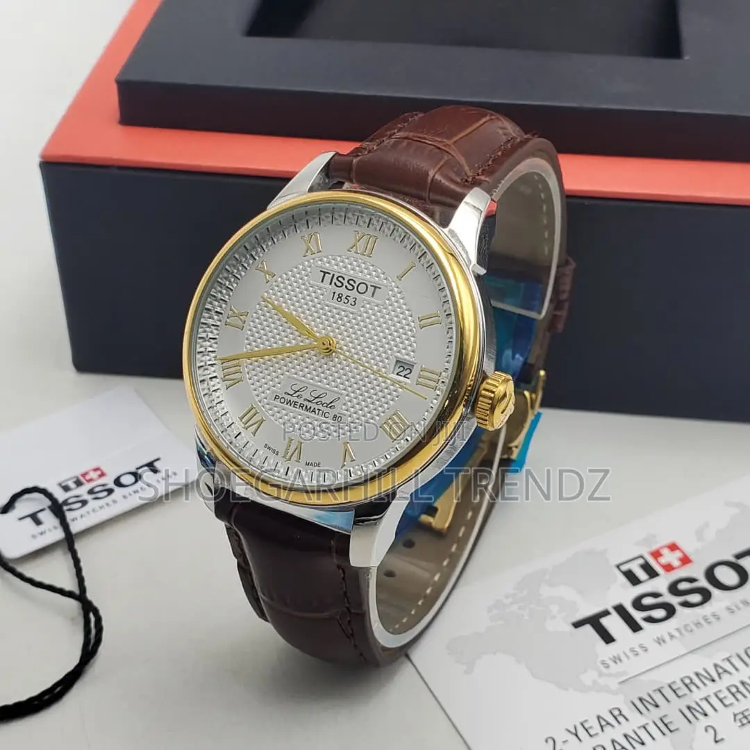 Leather Men's Automatic Wristwatch | Scratch-Resistant