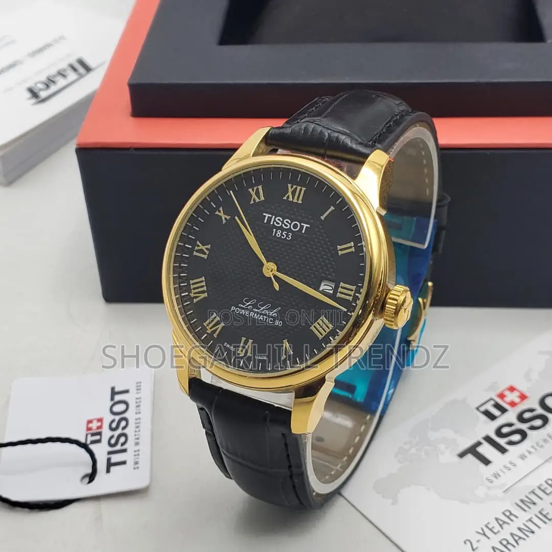 Leather Men's Automatic Wristwatch | Scratch-Resistant