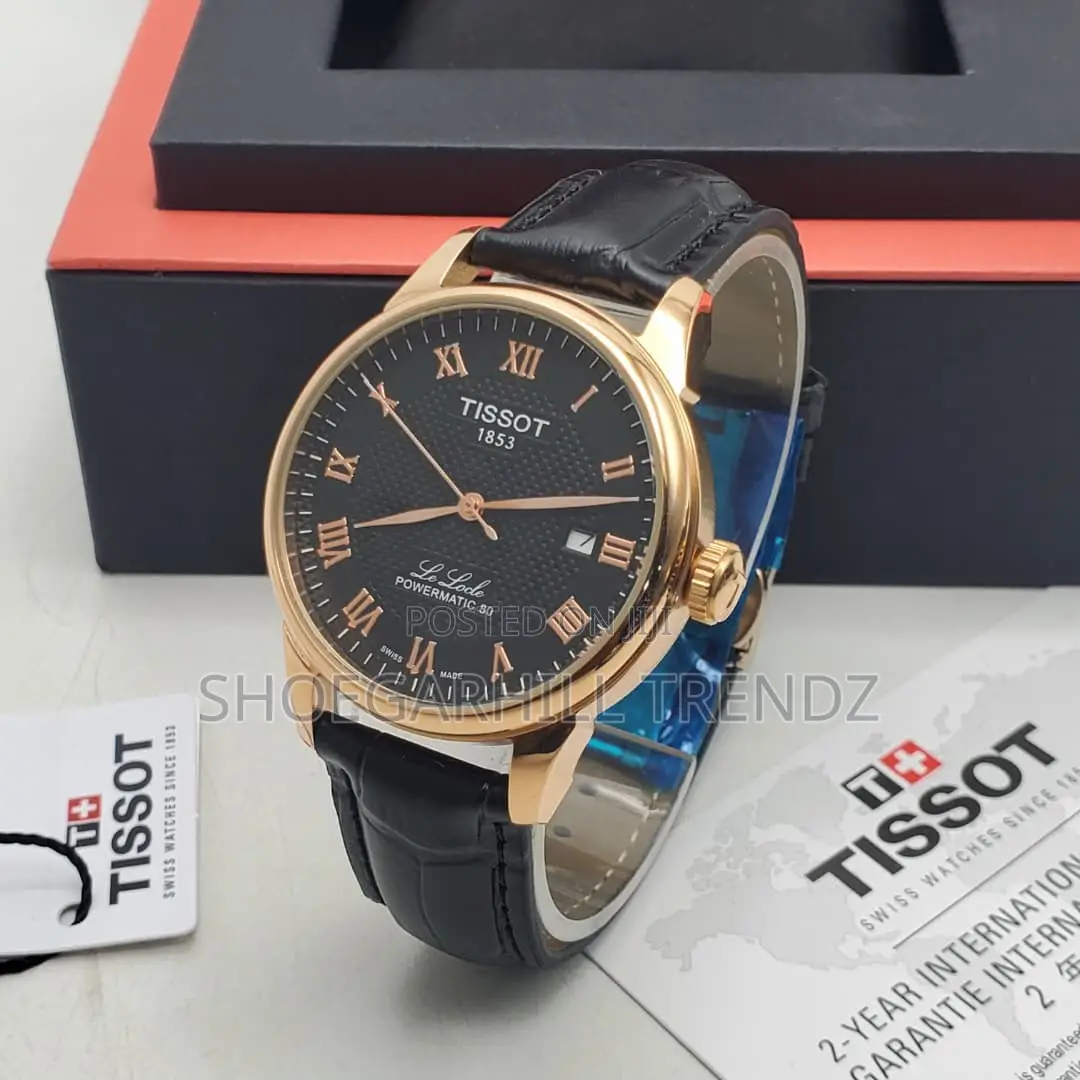 Leather Men's Automatic Wristwatch | Scratch-Resistant