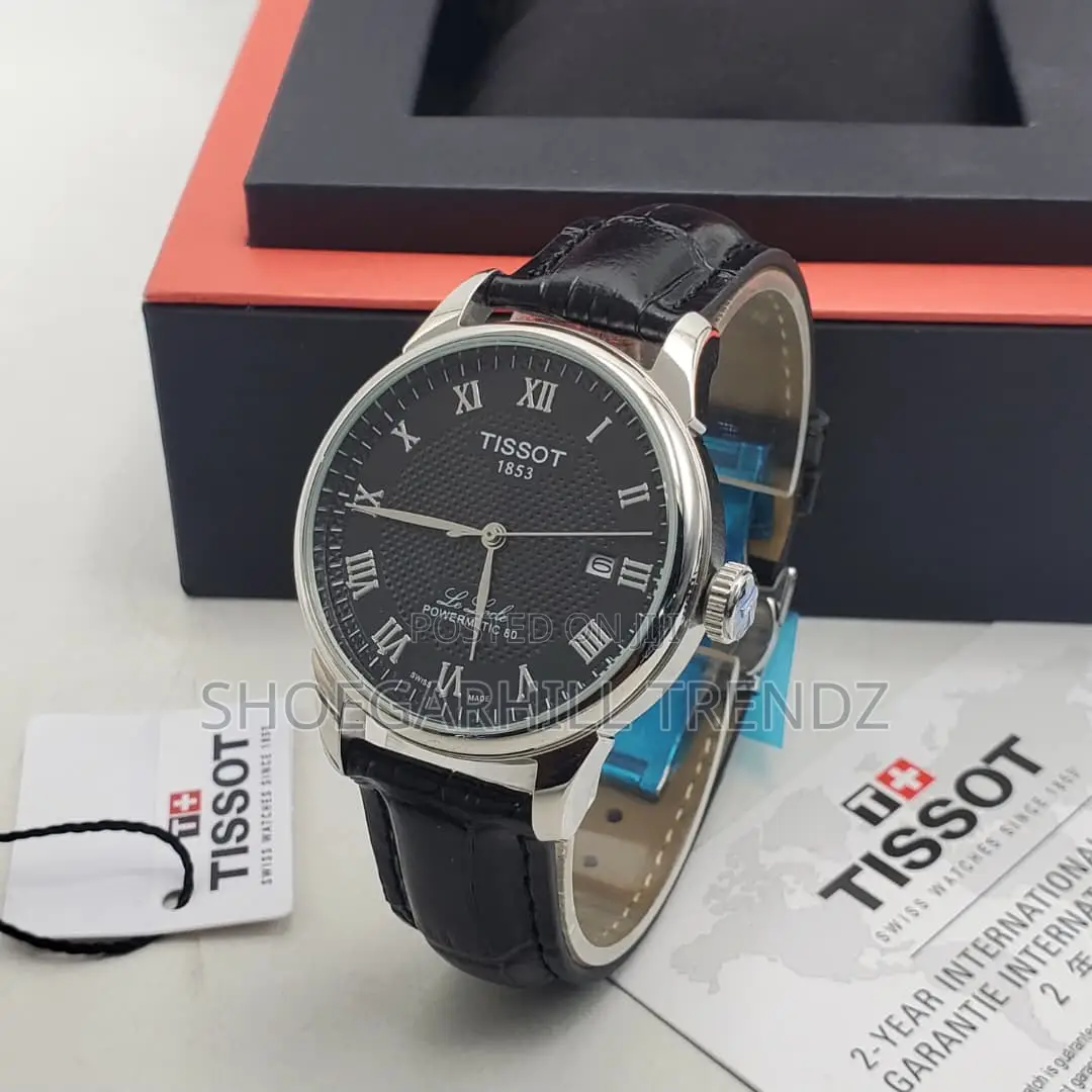 Leather Men's Automatic Wristwatch | Scratch-Resistant
