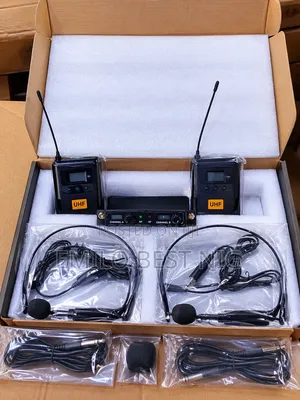 Wireless Lapel and Overhead 2 in 1 Mic
