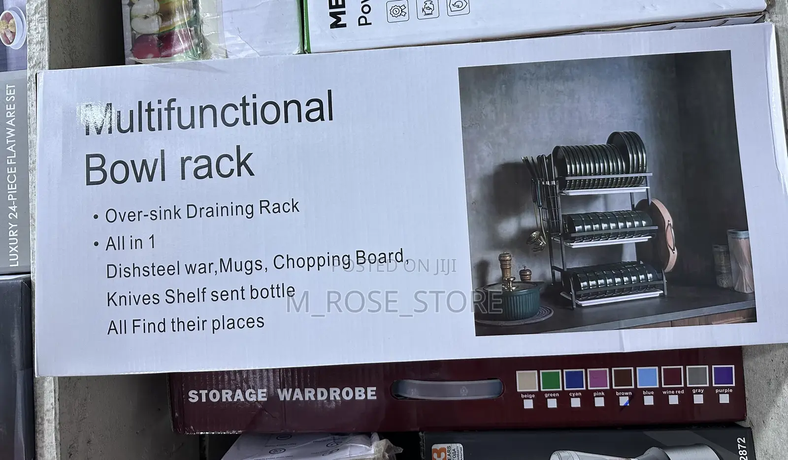 Multifunctional Bowl Rack