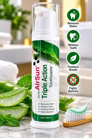 AirSun Aloe Vera Triple Action Toothpaste