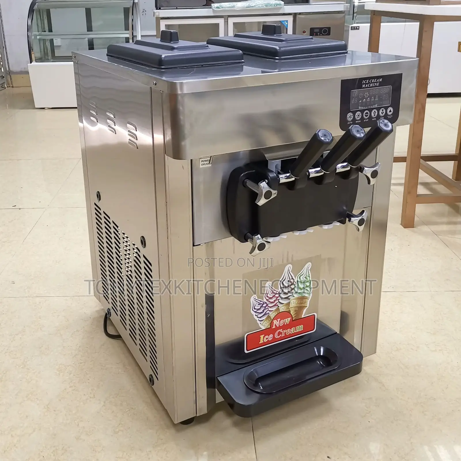 Commercial Ice Cream Machine Display Freezer