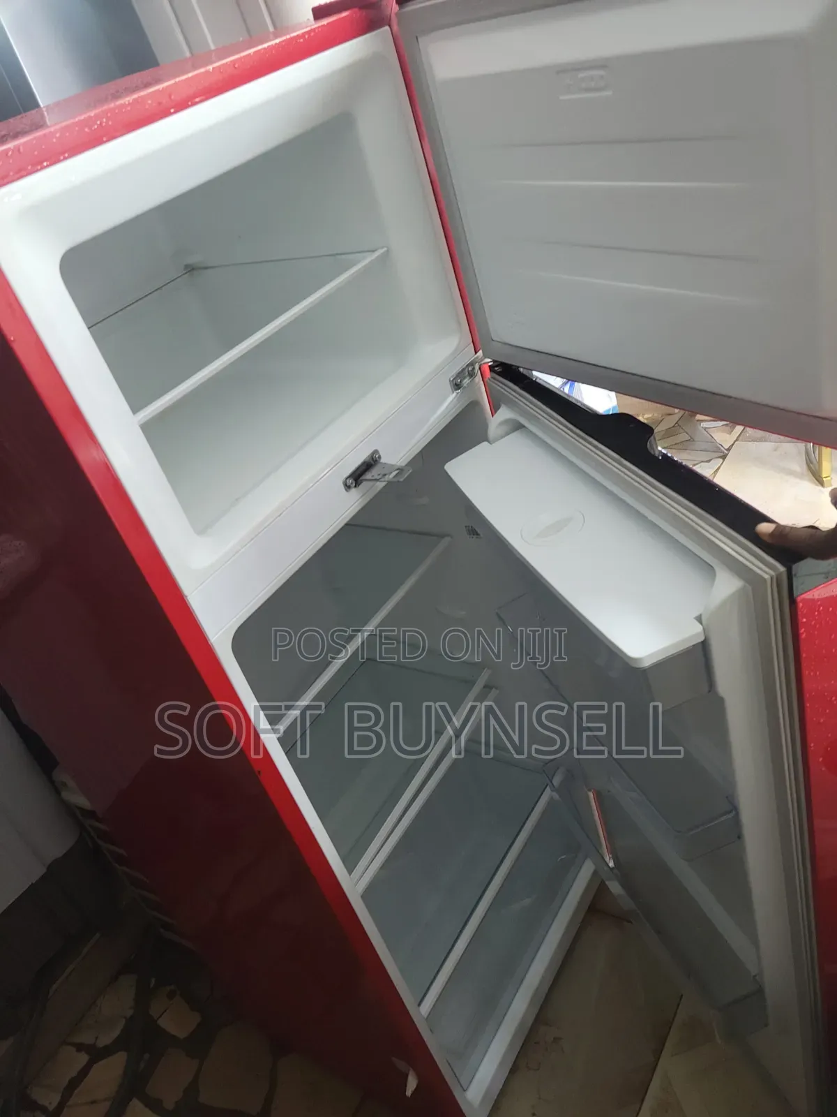 Hisense Red Fridge