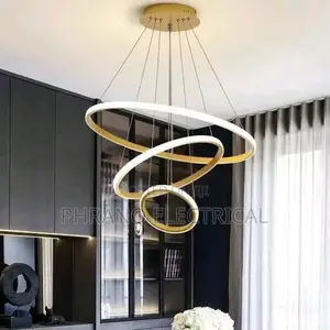 Modern LED Pendant Lamp Rings Circle Ceiling