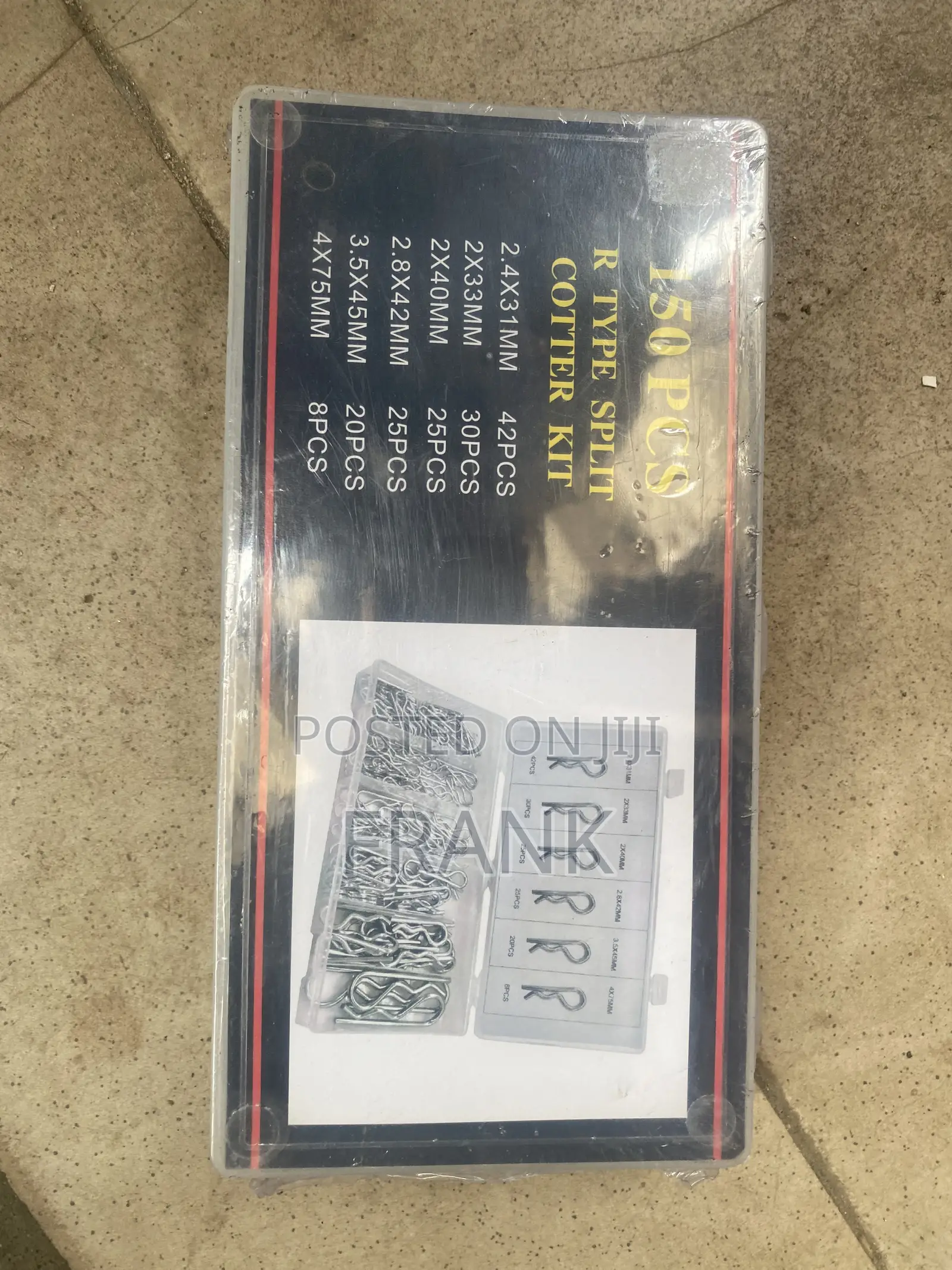 R-Pin Split Cotter Kit 150 PCS