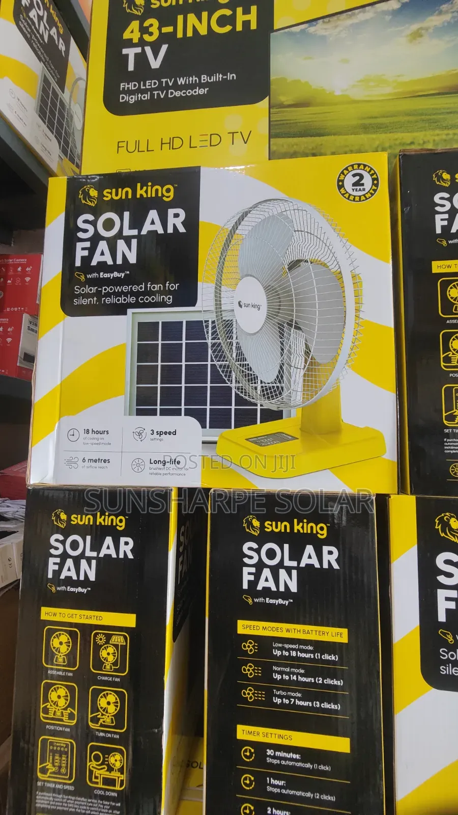 Table Fan Sun King