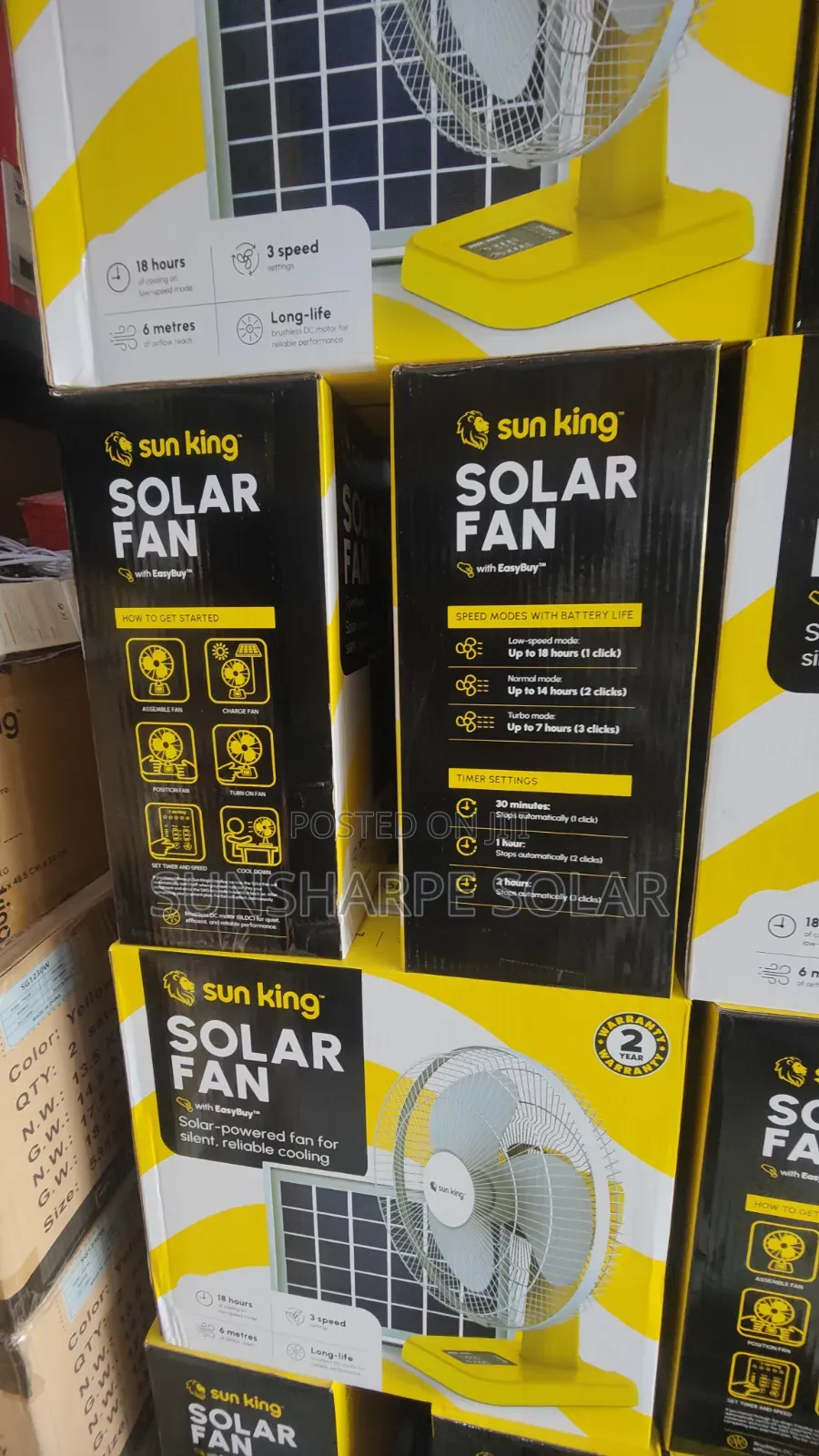 Table Fan Sun King