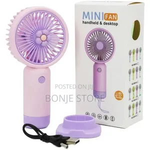 Mini Hand Fan - Handheld Desktop