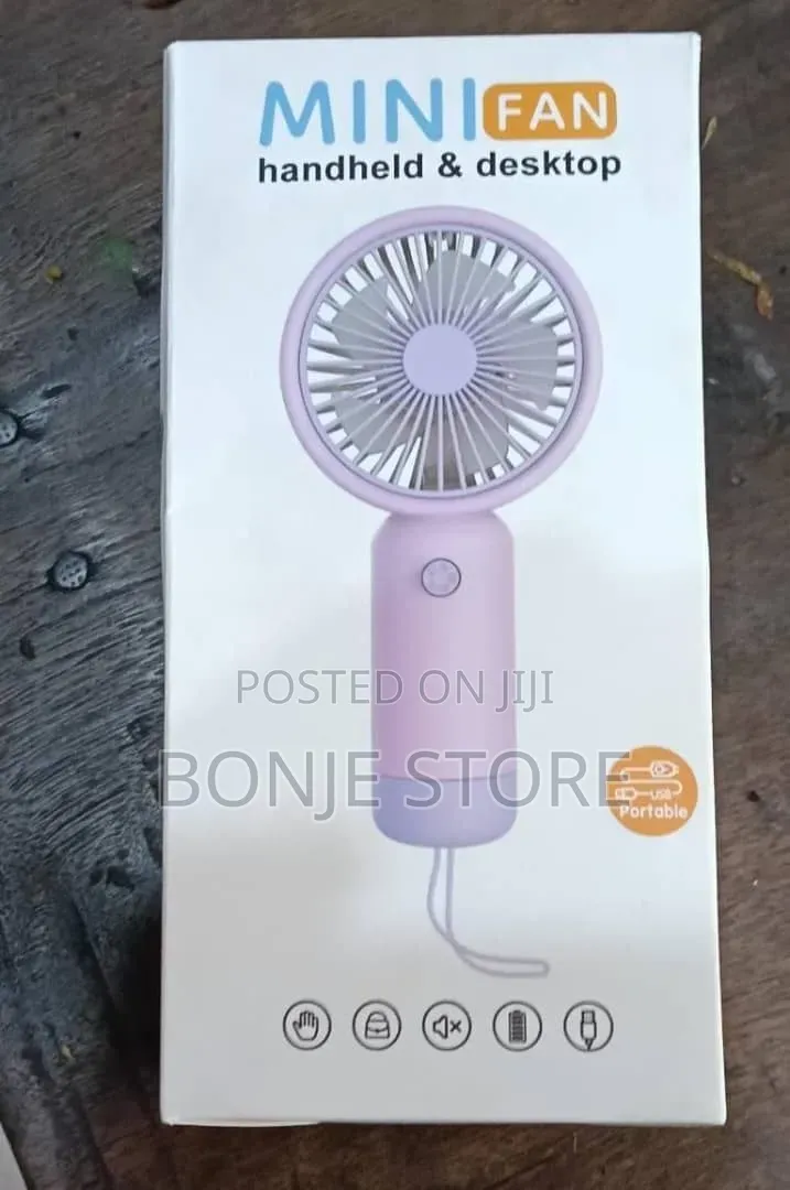 Mini Hand Fan - Handheld Desktop