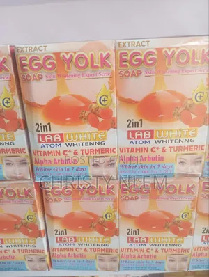 A Pack of 2in1egg Yolk Bar Soap With Tumeric