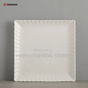 High Quality Ceramic Luxury Rectangle 10inches Dinner Plate