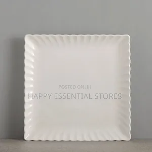 High Quality Ceramic Luxury Rectangle 10inches Dinner Plate