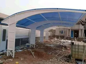 Custom Double Carport Parking Shelter and Stylish Garden Gazebo