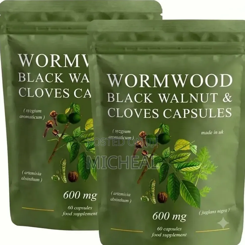 Parasite Cleanse High Strength Wormwood Black Walnut Clove Capsules