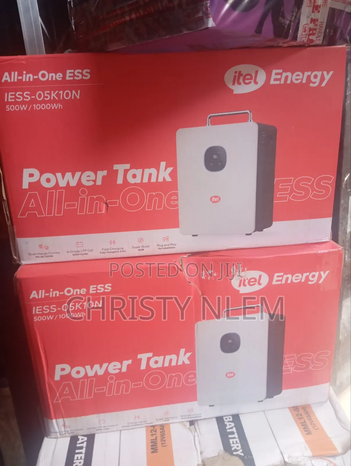 1kwh Itel Power Tank Solar Generator