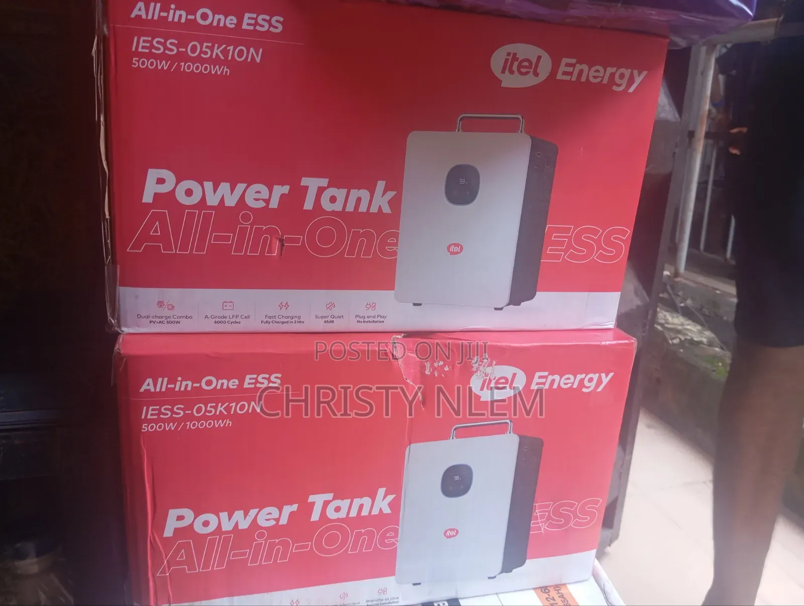 1kwh Itel Power Tank Solar Generator