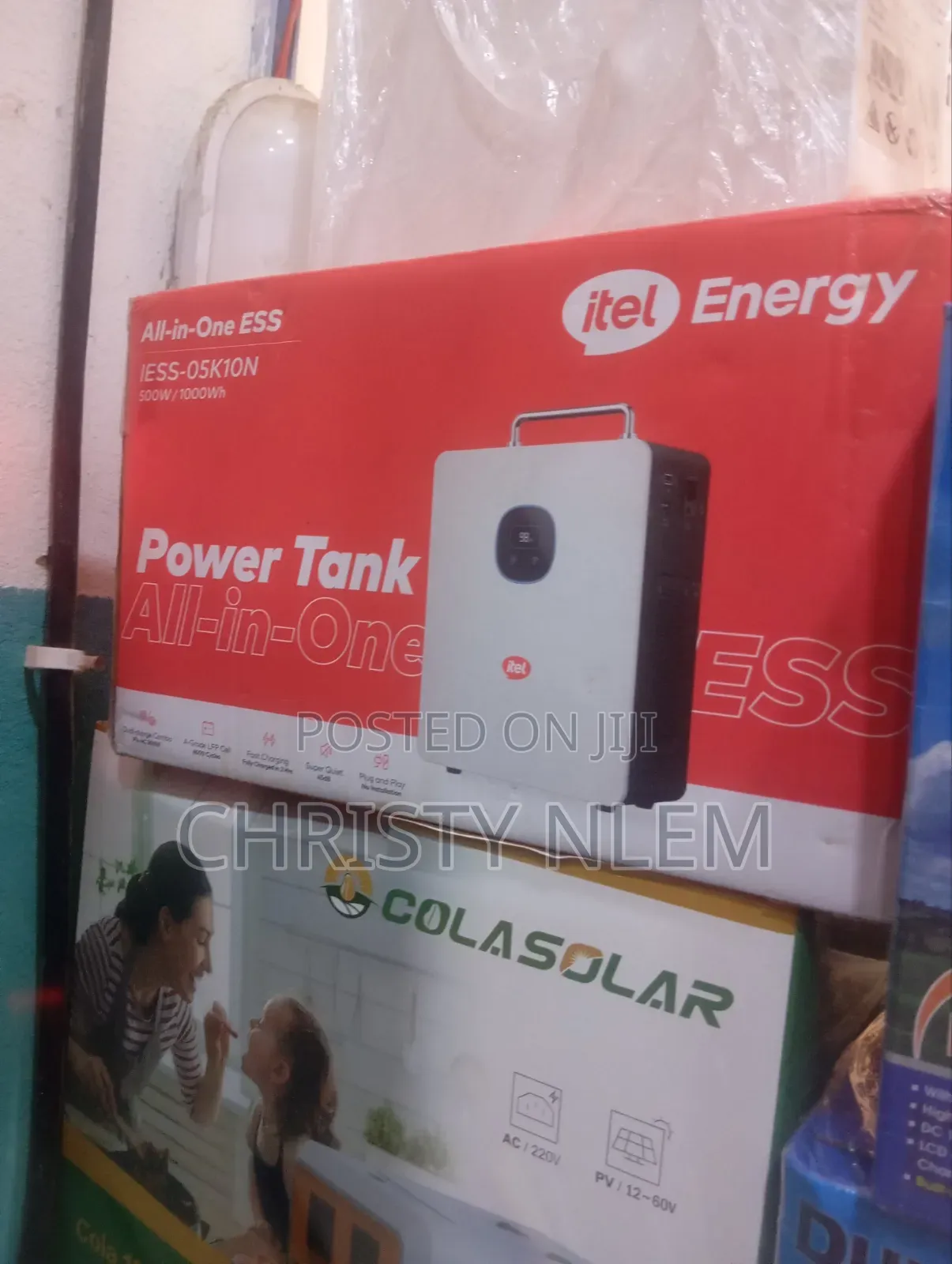 1kwh Itel Power Tank Solar Generator