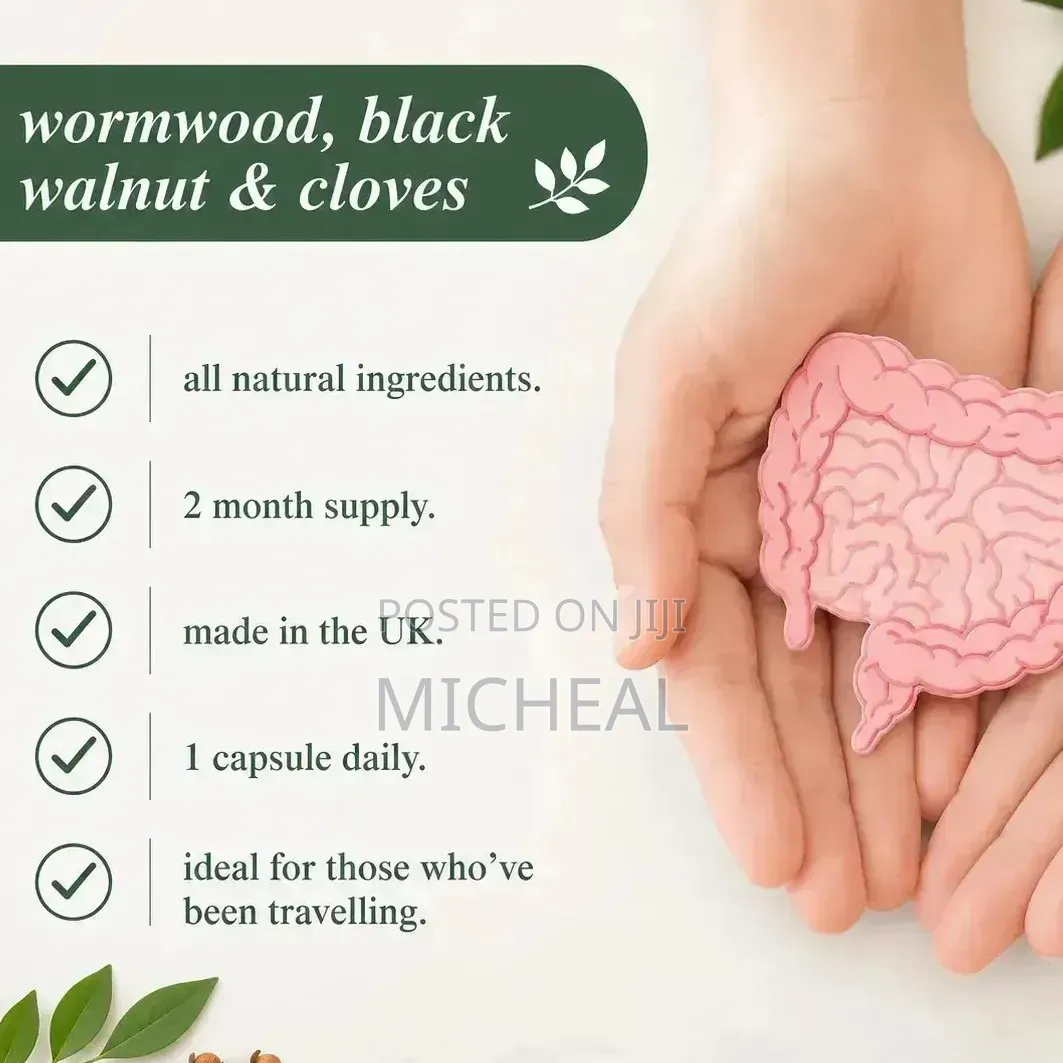 Parasite Cleanse High Strength Wormwood Black Walnut Clove Capsules