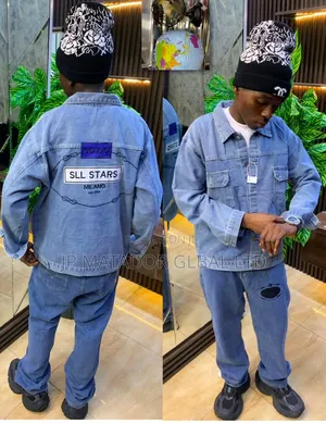 Men Quality Up and Down Jeans