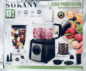 Sokany FP-201 13-in-1 Food Processor 2L