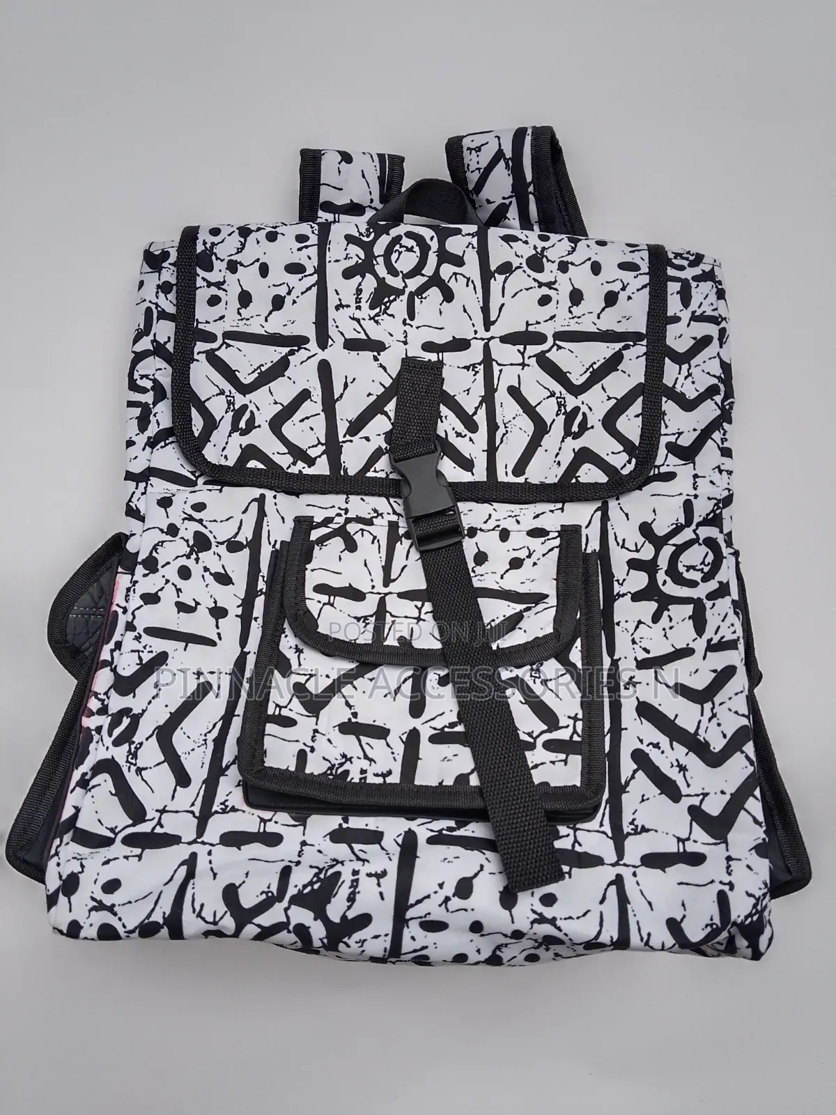 African Print Backpack