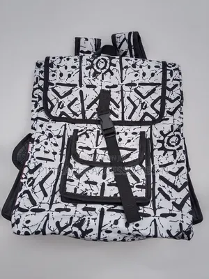 African Print Backpack