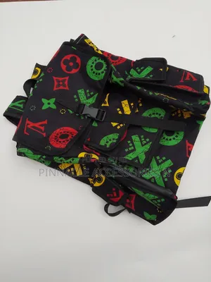 African Print Backpack