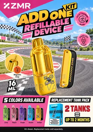 ZMR ADDONE Yellow Refillable Vape